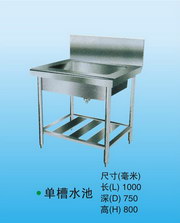 单槽水池